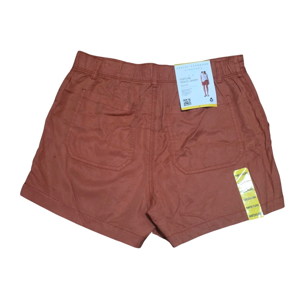 Social Standard by Sanctuary Fortune Tencel Shorts Red Clay XH9058E1 Mens Medium - Picture 3 of 8